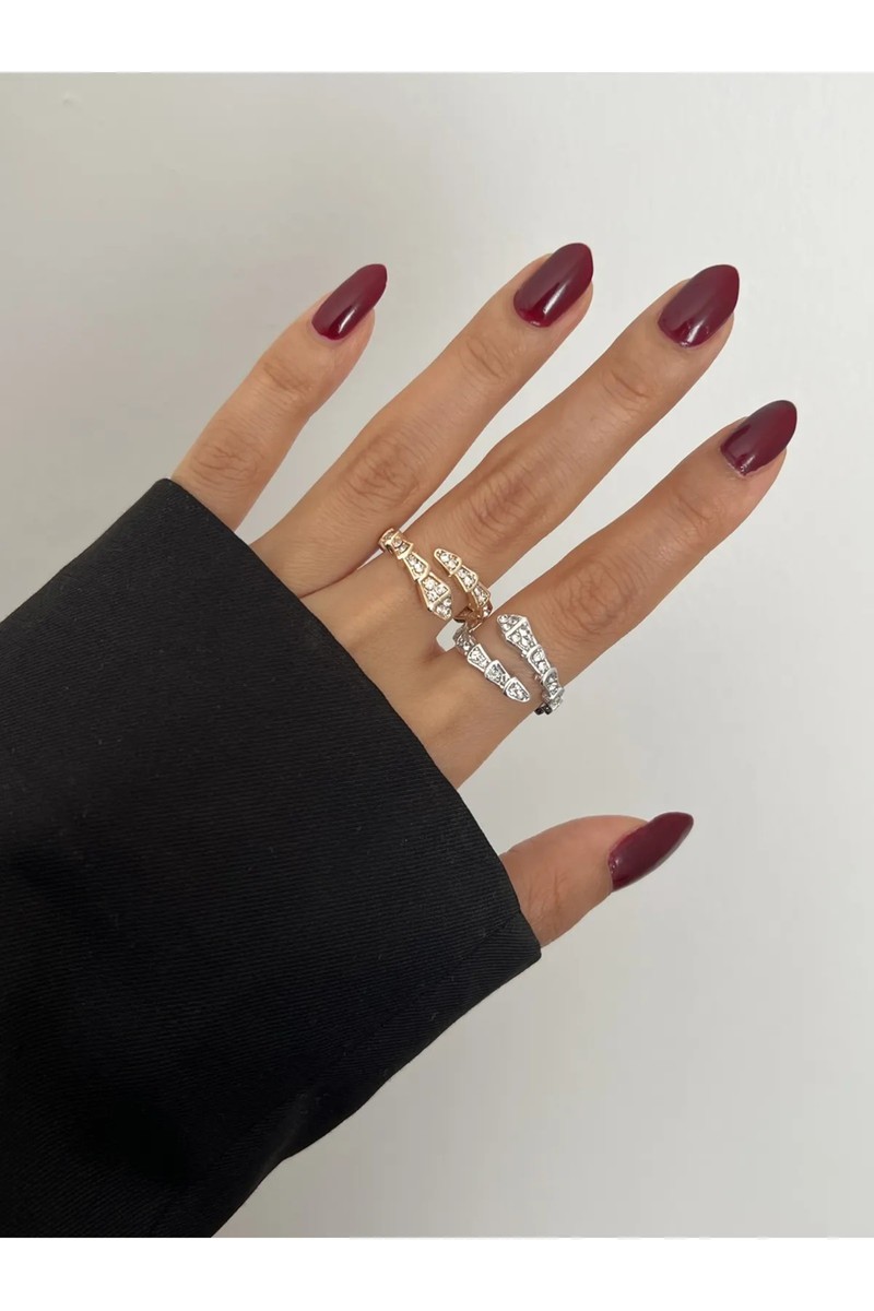 Aurrari Aurrari Gold Serpenti Yılan Exclusive Ayarlanabilir Yüzük — 2. ürün görseli