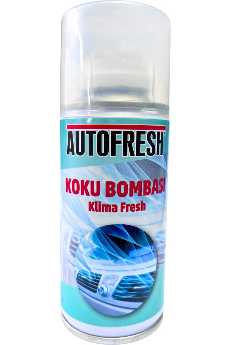 Auto Fresh Koku Bombası Klima Fresh 150 ml Amber Esanslı Etkili Temizlik ve Ferahlama