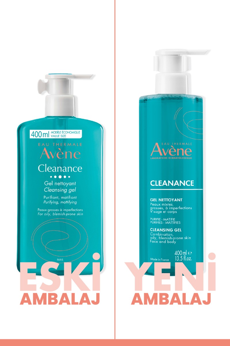Avene Avene Cleanance Yağlı ve Akneye Eğilimli Ciltler için Matlaştırıcı Yüz Temizleme Jeli 400 ml — 2. ürün görseli