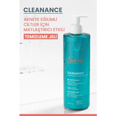 Avene Avene Cleanance Yağlı ve Akneye Eğilimli Ciltler için Matlaştırıcı Yüz Temizleme Jeli 400 — 3. ürün görseli