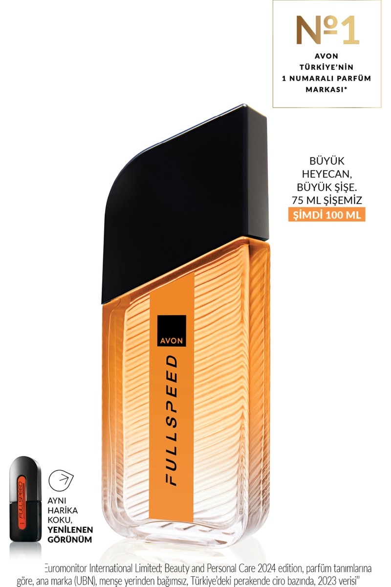 Avon Avon Erkekler İçin Avon Full Speed 100 ml EDT Parfüm Odunsu Meyvemsi Turunçgil Koku ile Hız Tutkusu — 2. ürün görseli
