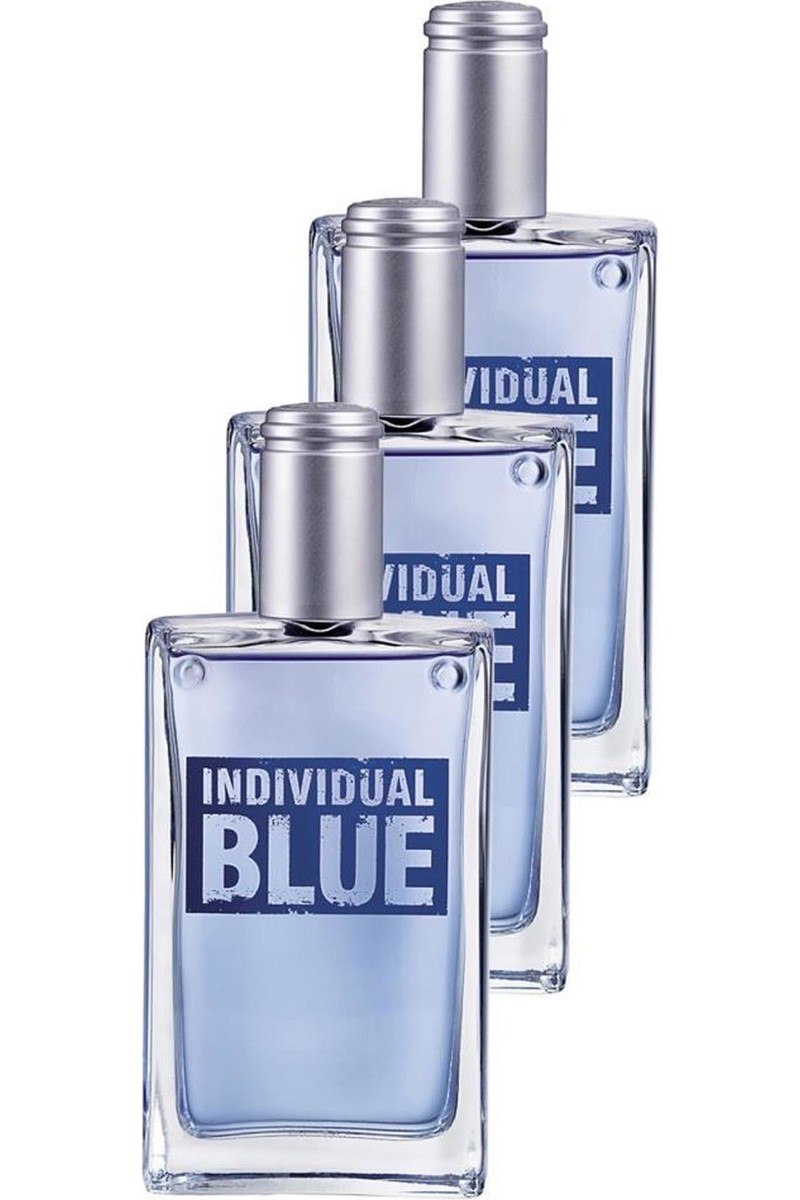 Avon Individual Blue EDT 100 ml Erkek Parfüm 3 Parça Çiçeksi Oryantal Koku