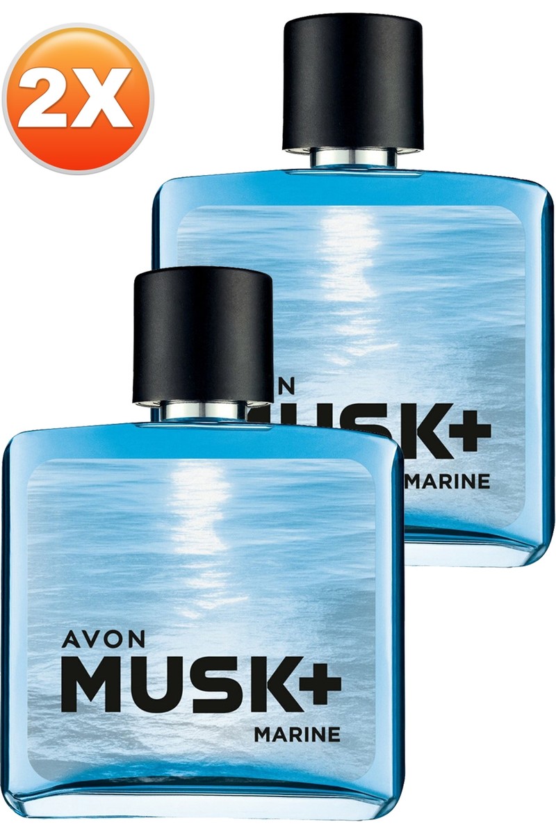 Avon Avon Musk Marine Erkek EDT Parfüm 75 ml Odunsu Koku İkili Set Ferah ve Maskülen — 2. ürün görseli