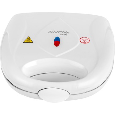 Awox Awox Sole Mini Tost Makinesi 750 W Seramik Plaka Özellikli Beyaz Renkli Yerli — 6. ürün görseli