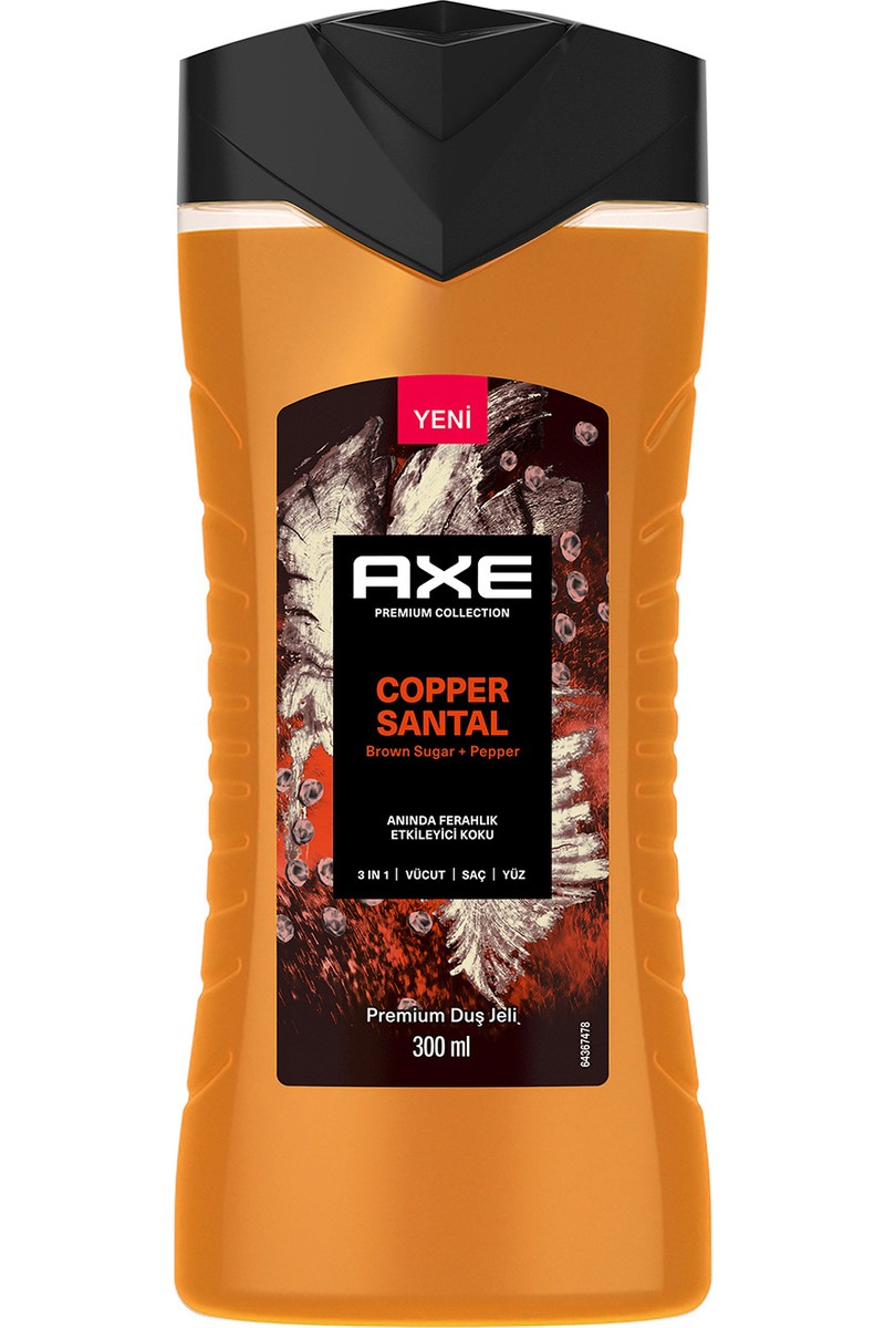 Axe Axe Premium Collection Duş Jeli Copper Santal 3 In 1 Vücut Saç Yüz 300 ml — 2. ürün görseli