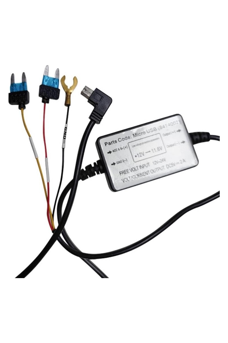 Azdome Azdome HT03 Hardwire Kit Araç Kamerası Park Kiti Sigorta Güç Bağlantı Kablosu (Tüm Modellerle Uyumlu 12-24V) — 2. ürün görseli