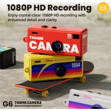 Azurtech Azurtech Mini Charm Retro Efekt Filtreli Ekranlı Video Foto — 3. ürün görseli