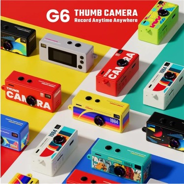 Azurtech Azurtech Mini Charm Retro Efekt Filtreli Ekranlı Video Foto — 4. ürün görseli