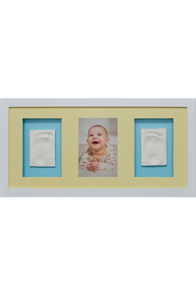 Baby Memory Prints Üçlü Çerçeve - Beyaz