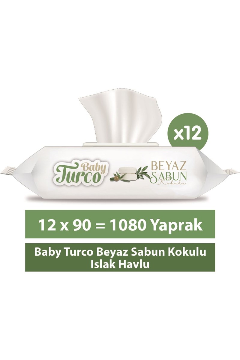 Baby Turco Baby Turco Beyaz Sabun Kokulu Islak Havlu — 6. ürün görseli
