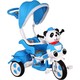 Babyhope BabyHope 127 Little Panda Ebeveyn Kontrollü Tenteli Müzikli Tricycle Üç Teker Bisiklet GRİ — 3. ürün görseli