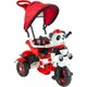 Babyhope BabyHope 127 Little Panda Ebeveyn Kontrollü Tenteli Müzikli Tricycle Üç Teker Bisiklet GRİ — 5. ürün görseli
