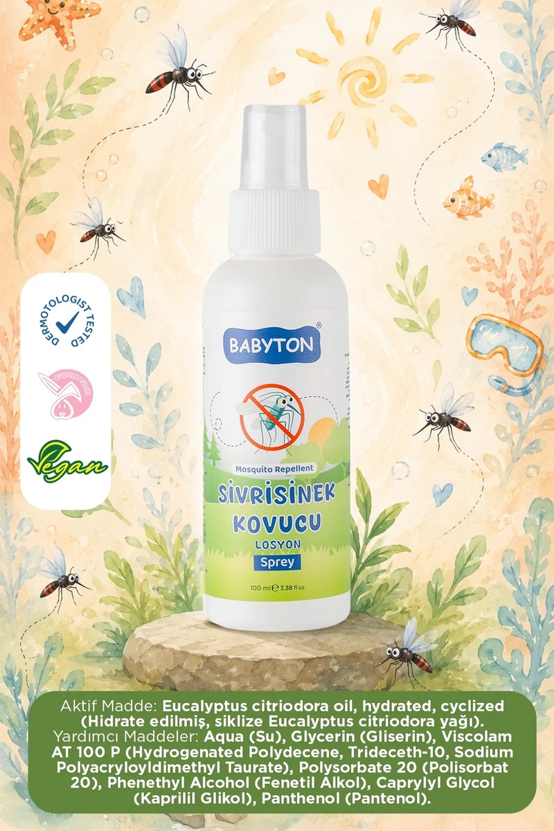 Babyton Babyton Sivrisinek Kovucu Sprey 100 ml 2'li — 5. ürün görseli