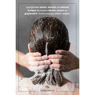 Bade Natural Bade Natural Biberiye Şampuan 250 ml Tüm Saç Tipleri için Dökülme Karşıtı Doğal — 6. ürün görseli
