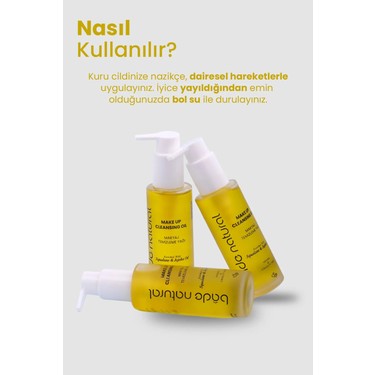 Bade Natural Bade Natural Makyaj Temizleme Yağı Jojoba ve Skualan Içerikli %100 Doğal ve Vegan 100 — 6. ürün görseli
