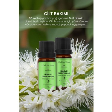 Bade Natural Bade Natural Nioli Suyu Bakım Spreyi & Nioli Uçucu Yağ %100 Doğal 100 ml Tüm Ciltler İçin Alkol — 3. ürün görseli