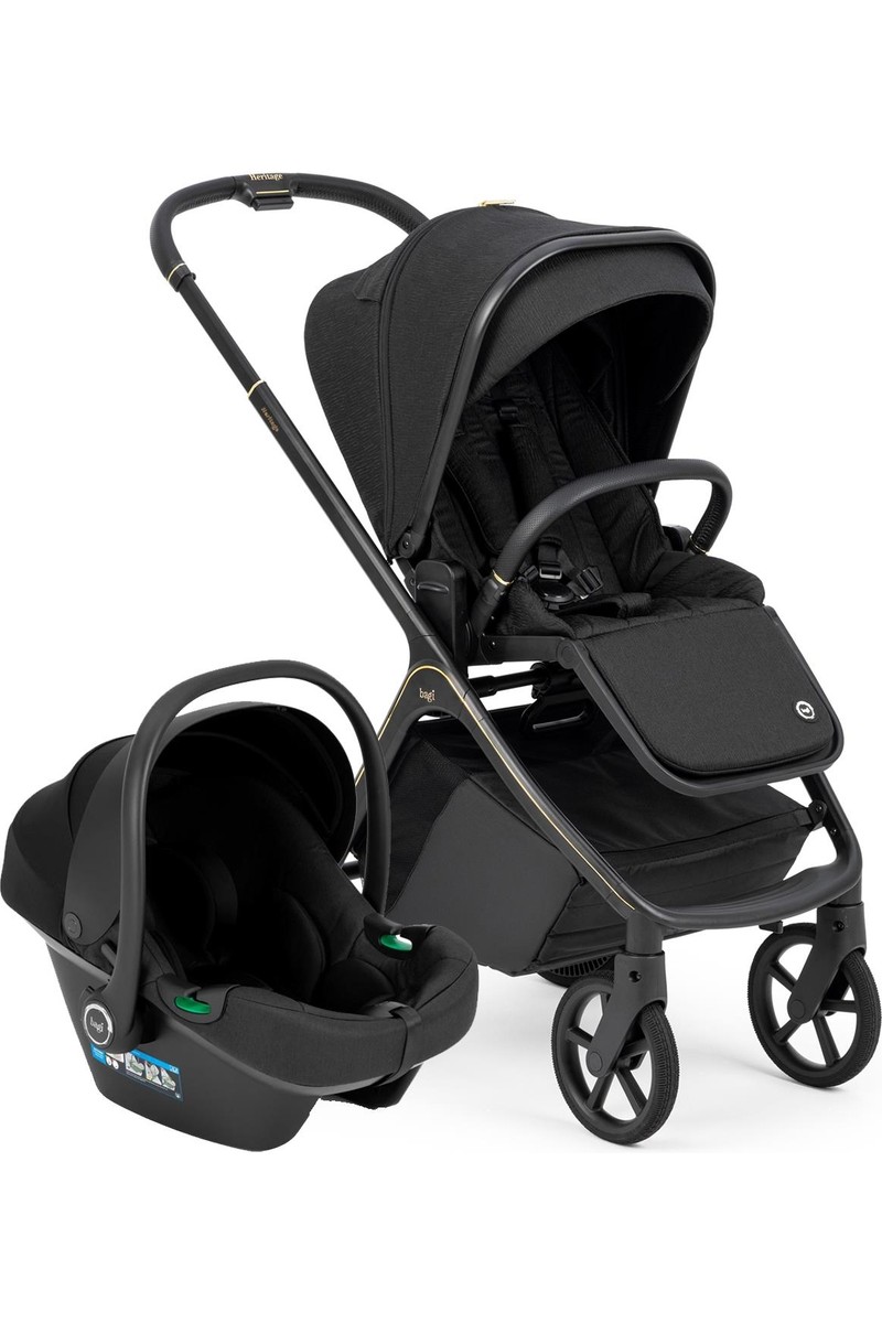 Bagi Heritage Travel Sistem Bebek Arabası Black