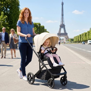 Bagi Bagi Neo x Cosmo Travel Sistem Bebek Arabası Beige - — 3. ürün görseli