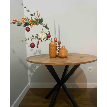 Bambeds Mobilya Bambeds Mobilya Yuvarlak Yemek Masası 70 x 70 cm — 3. ürün görseli
