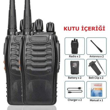 Baofeng Baofeng BF-5W Çift Bantlı, 16 Kanal, Flaş Işıklı, Acil Durum Alarmı, Programlanabilir, Arama — 5. ürün görseli