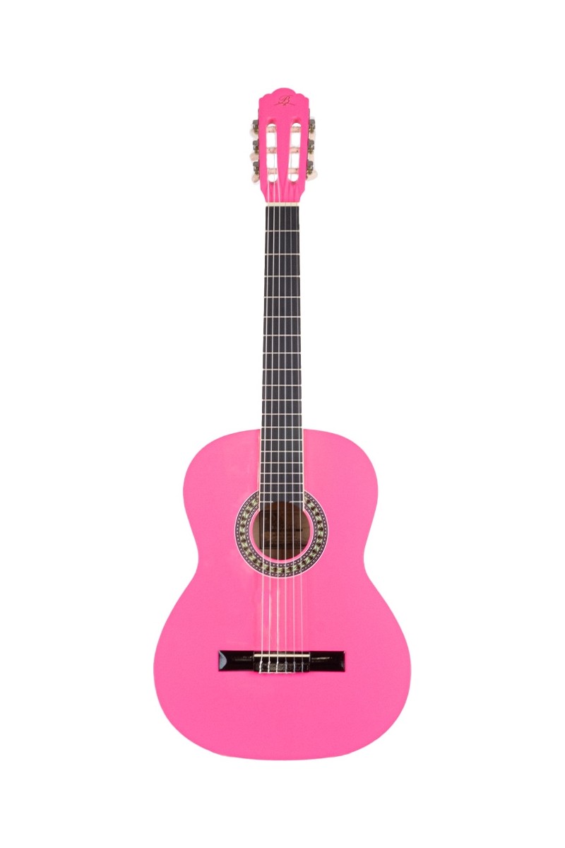 Barcelona LC 3900 PK Pembe Klasik Gitar Premium Ses Kalitesi ile Müzik Tutkunları İçin