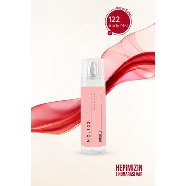 Bargello Bargello Kadın Vücut Spreyi No:122 - Ferah ve Çiçeksi Koku, 210 ml, Kalıcı ve Hafif fiyatı ve görseli
