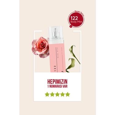 Bargello Bargello Kadın Vücut Spreyi No:122 - Ferah ve Çiçeksi Koku, 210 ml, Kalıcı ve Hafif — 2. ürün görseli