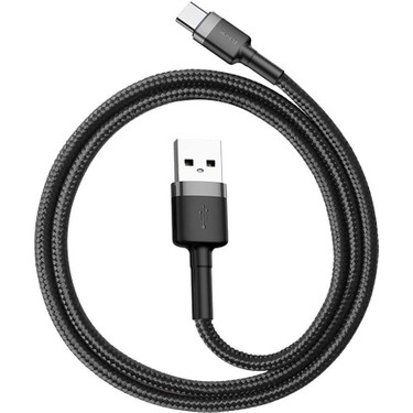 Baseus Baseus Cafule Type-C 3A Kablo 0.5m - Gri-Siyah — 3. ürün görseli