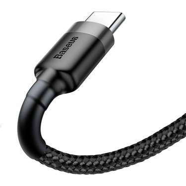 Baseus Baseus Cafule Type-C 3A Kablo 0.5m - Gri-Siyah — 6. ürün görseli