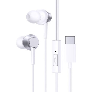 Baseus Baseus Encok CZ11 Type-C Mikrofonlu Kablolu Stereo Kulaklık Beyaz Mükemmel Ses fiyatı ve görseli