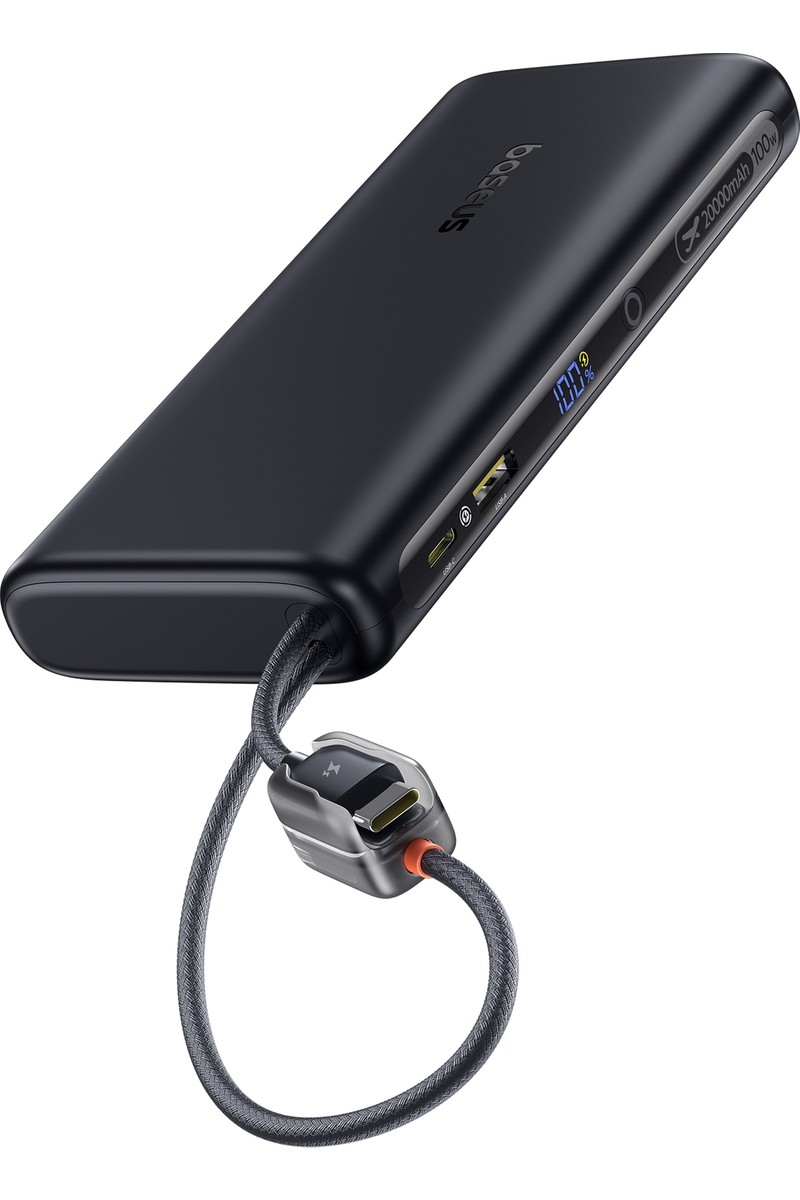 Baseus Baseus Enerfill FC41 Digital Digital Göstergeli Super Hızlı Power Bank Çift Dahili Kablolu Usb-C — 3. ürün görseli