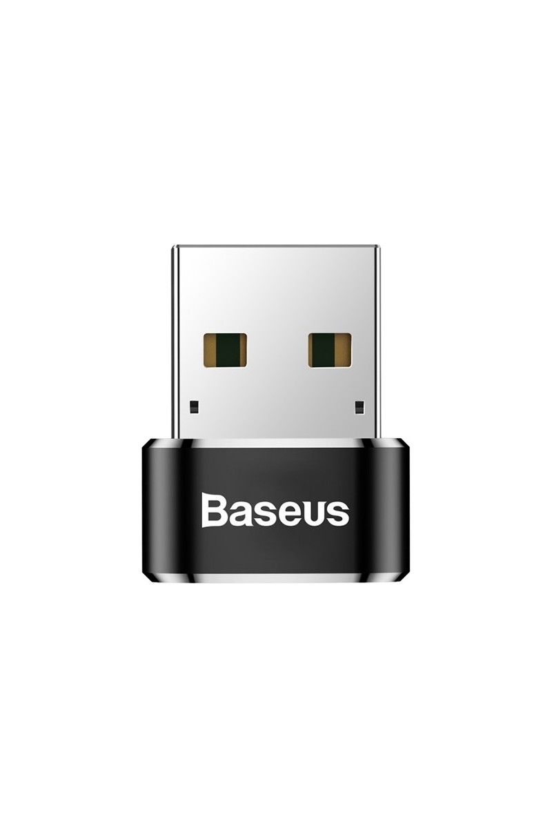 Baseus USB Type-C OTG Dönüştürücü Siyah Alüminyum Malzeme ile Hızlı Veri Transferi