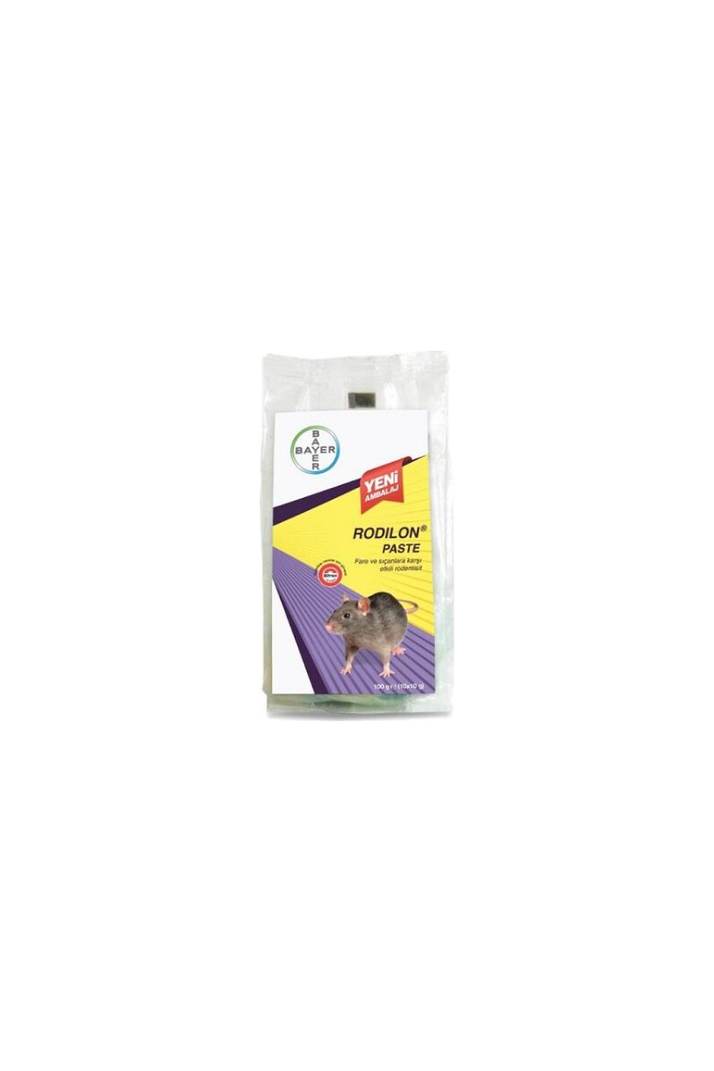 Bayer Rodilon Pasta - 10x10 gr (10 Adet) | Etkili Fare Kontrol Ürünü