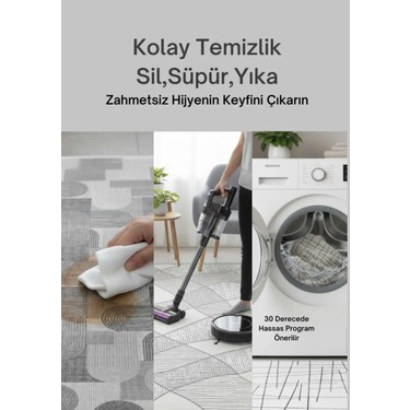 Bazaar Forum Bazaar Forum Dijital Baskı Pamuk Dokuma Kaymaz Taban Salon Halısı – Antre, Koridor ve Oda — 6. ürün görseli