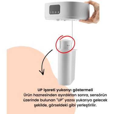 Bebebao Bebebao Pufi 5lt Ultrasonik 7 Renkli Buhar Makinesi Hava Oda Ortam Nemlendirici Dokunmatik Panel — 3. ürün görseli