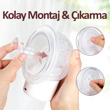 Bebebao Bebebao Silikon Flanş Küçültücü Göğüs Pompası Kalkanı 20-21-22 mm 3'lü Set P1 Ekpress Model — 2. ürün görseli