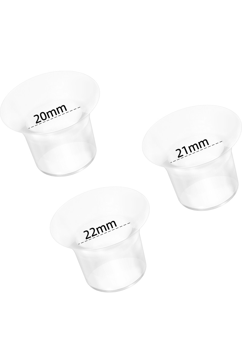 Bebebao Bebebao Silikon Flanş Küçültücü Göğüs Pompası Kalkanı 20-21-22 mm 3'lü Set P1 Ekpress Model — 4. ürün görseli