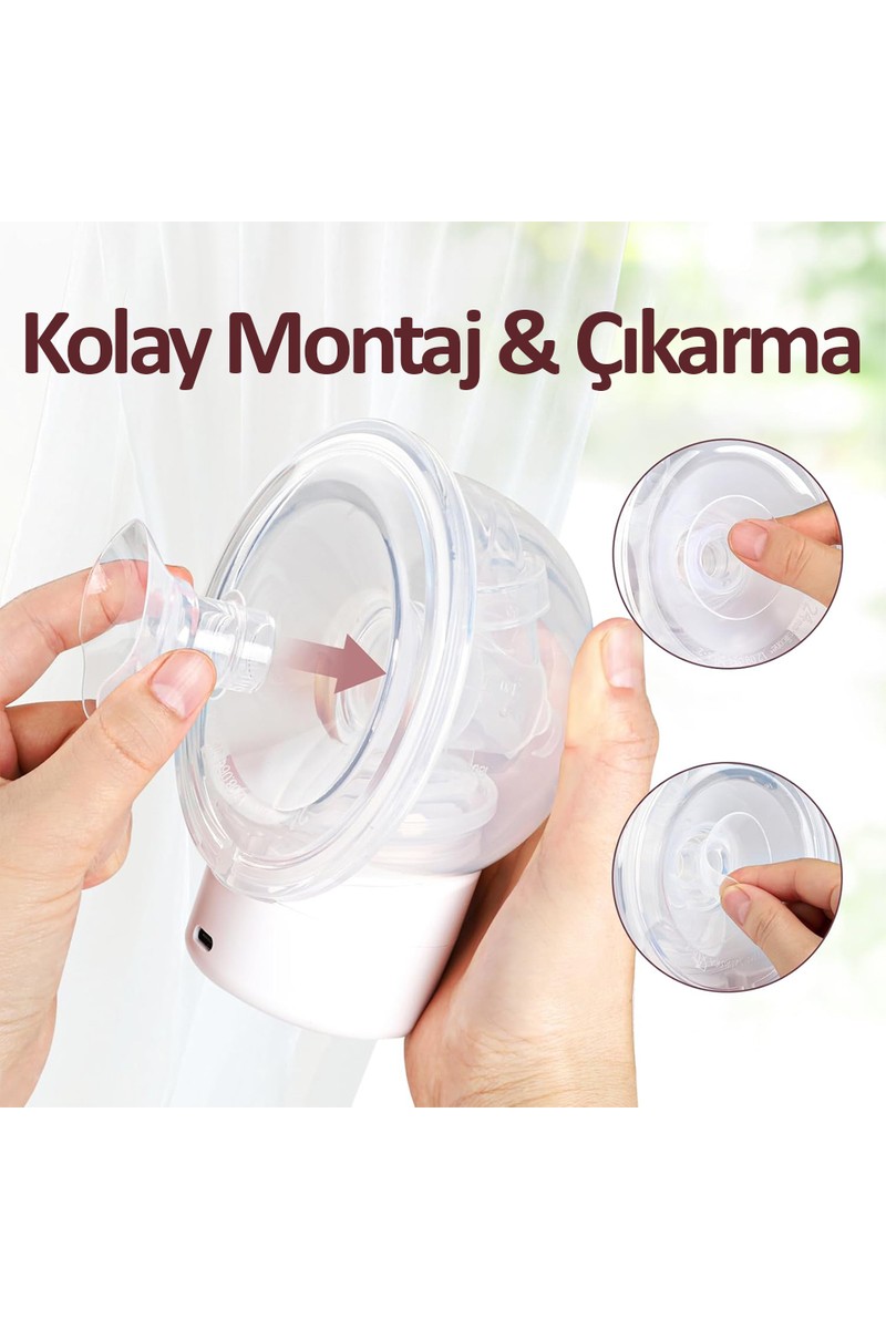 Bebebao Bebebao Silikon Flanş Küçültücü Göğüs Pompası Kalkanı 20-21-22 mm 3'lü Set P1 Ekpress Model — 5. ürün görseli