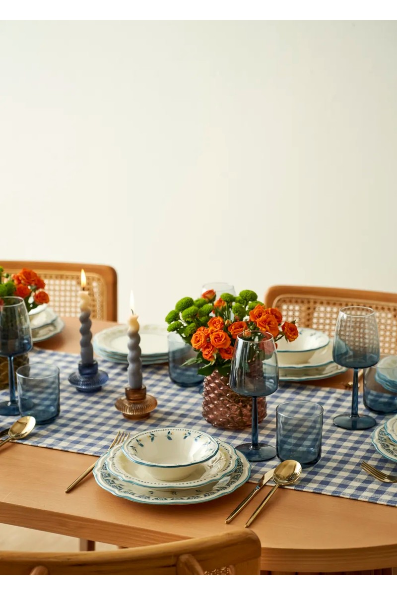 Bella Bella Maison Mabel Stoneware 24 Parça 6 Kişilik Yemek Takımı Mavi — 2. ürün görseli