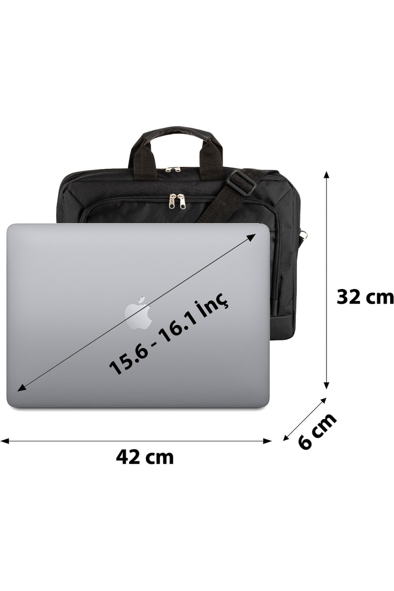 Beutel Beutel S683 15.6" - 16.1" Siyah Evrak Notebook Laptop Bilgisayar Çantası — 2. ürün görseli