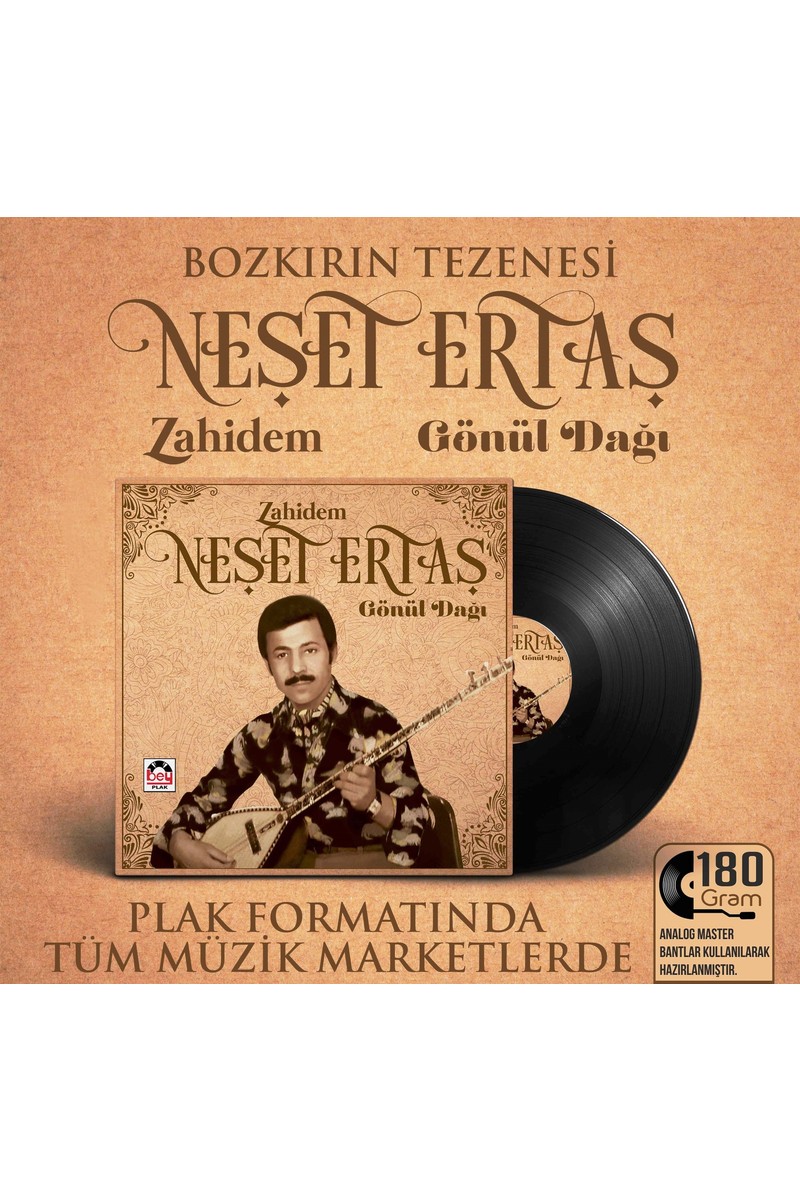 Bey Bey Plak Neşet Ertaş - Zahidem / Gönül Dağı - Plak — 3. ürün görseli