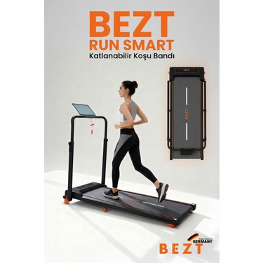 Bezt Bezt Run Smart 2 HP Motorlu Katlanabilir Koşu Bandı 12 km/s Hız ve Eğim fiyatı ve görseli