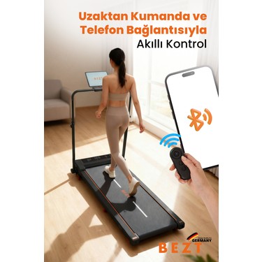 Bezt Bezt Run Smart 2 HP Motorlu Katlanabilir Koşu Bandı 12 km/s Hız ve Eğim — 5. ürün görseli