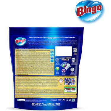 Bingo Bingo Akıllı Kapsül Pro Max Bulaşık Makinesi Deterjanı Tableti — 3. ürün görseli