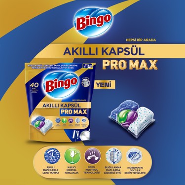 Bingo Bingo Akıllı Kapsül Pro Max Bulaşık Makinesi Deterjanı Tableti — 4. ürün görseli