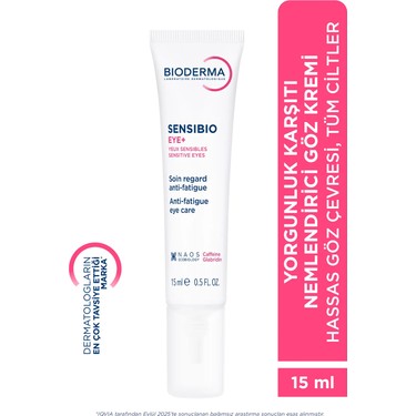 Bioderma Bioderma Sensibio Eye+ Hassas Göz Çevresi Yorgunluk, İnce Çizgi Karşıtı Nemlendirici Göz Kremi 15 fiyatı ve görseli