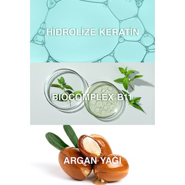 Bioxcin Bioxcin Keratin & Argan Onarıcı Saç Bakım Yağı 150 Ml Şeffaf Özellikli Etkili — 4. ürün görseli