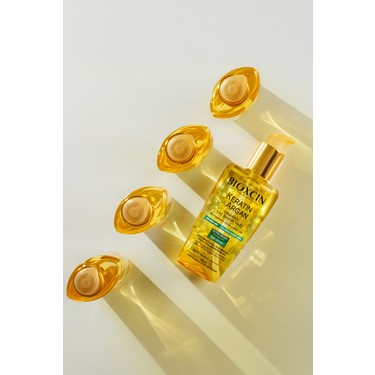 Bioxcin Bioxcin Keratin & Argan Onarıcı Saç Bakım Yağı 150 Ml Şeffaf Özellikli Etkili — 5. ürün görseli