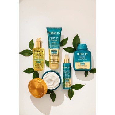 Bioxcin Bioxcin Keratin & Argan Onarıcı Saç Bakım Yağı 150 Ml Şeffaf Özellikli Etkili — 6. ürün görseli