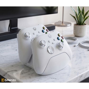 Bitenzo 3D Bitenzo 3D Çiftli Xbox Kontrolcü Tutucu, Masaüstü Oyun Kolu fiyatı ve görseli